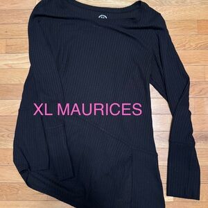 Maurices Women's Black Long Sleeve Top